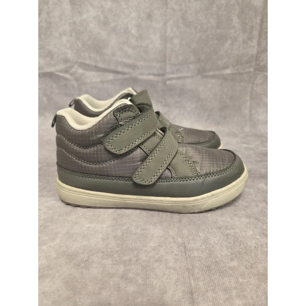 OshKosh B'gosh Olive Green High‑Top Boots, Size 12 Toddler/Kids